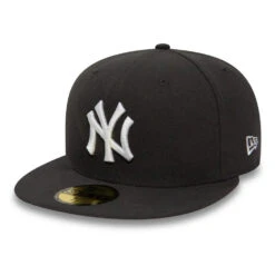 NEW ERA 59FIFTY MLB NEW YORK YANKEES ESSENTIAL DARK GREY FITTED CAP