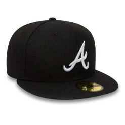 NEW ERA 59FIFTY MLB ATLANTA BRAVES BLACK / WHITE FITTED CAP 11 NEW ERA 59FIFTY MLB ATLANTA BRAVES BLACK / WHITE FITTED CAP -Headwear store 10047487 2 new era 59fifty Atlanta Braves Black white fitted