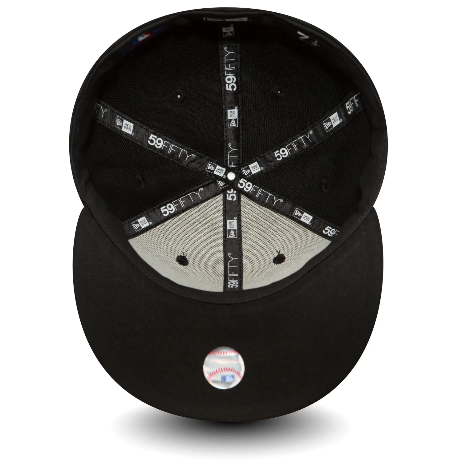 NEW ERA 59FIFTY MLB ATLANTA BRAVES BLACK / WHITE FITTED CAP 6 NEW ERA 59FIFTY MLB ATLANTA BRAVES BLACK / WHITE FITTED CAP - Image 4