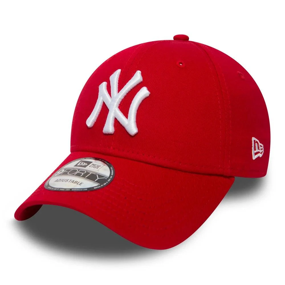 NEW ERA 9FORTY LEAGUE ESSENTIAL NEW YORK YANKEES RED CAP 3 NEW ERA 9FORTY LEAGUE ESSENTIAL NEW YORK YANKEES RED CAP
