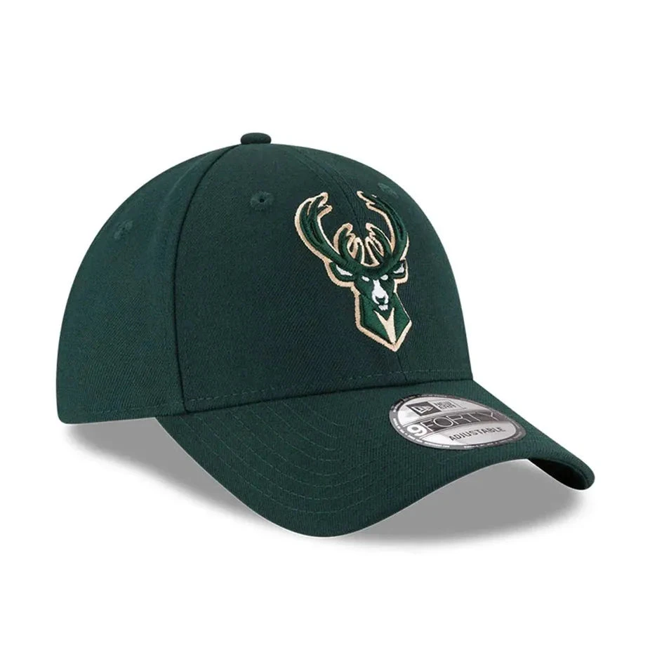 NEW ERA KIDS 9FORTY NBA MILWAUKEE BUCKS DARK GREEN CAP 6 NEW ERA KIDS 9FORTY NBA MILWAUKEE BUCKS DARK GREEN CAP - Image 4