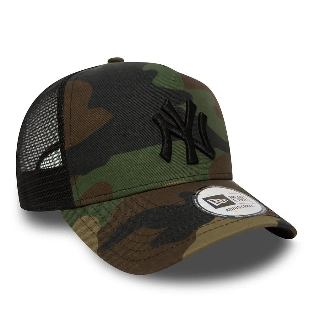 NEW ERA 9FORTY A-FRAME MLB NEW YORK YANKEES CAMO TRUCKER CAP 6 NEW ERA 9FORTY A-FRAME MLB NEW YORK YANKEES CAMO TRUCKER CAP - Image 4
