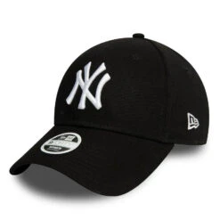 NEW ERA 9FORTY WOMEN MLB NEW YORK YANKEES BLACK / WHITE CAP