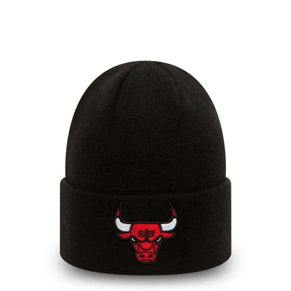 NEW ERA CHICAGO BULLS ESSENTIAL CUFF BLACK KNIT 3 NEW ERA CHICAGO BULLS ESSENTIAL CUFF BLACK KNIT