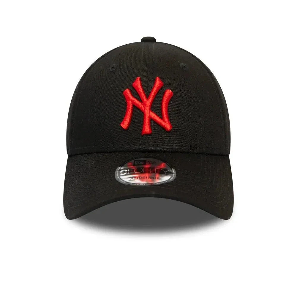 NEW ERA 9FORTY MLB LEAGUE ESSENTIAL NEW YORK YANKEES BLACK CAP 6 NEW ERA 9FORTY MLB LEAGUE ESSENTIAL NEW YORK YANKEES BLACK CAP - Image 4