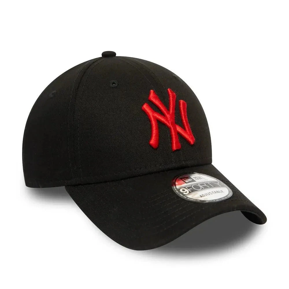 NEW ERA 9FORTY MLB LEAGUE ESSENTIAL NEW YORK YANKEES BLACK CAP 7 NEW ERA 9FORTY MLB LEAGUE ESSENTIAL NEW YORK YANKEES BLACK CAP - Image 5