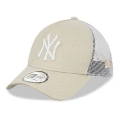 NEW ERA MLB TRUCKER NEW YORK YANKEES STONE/WHITE CAP