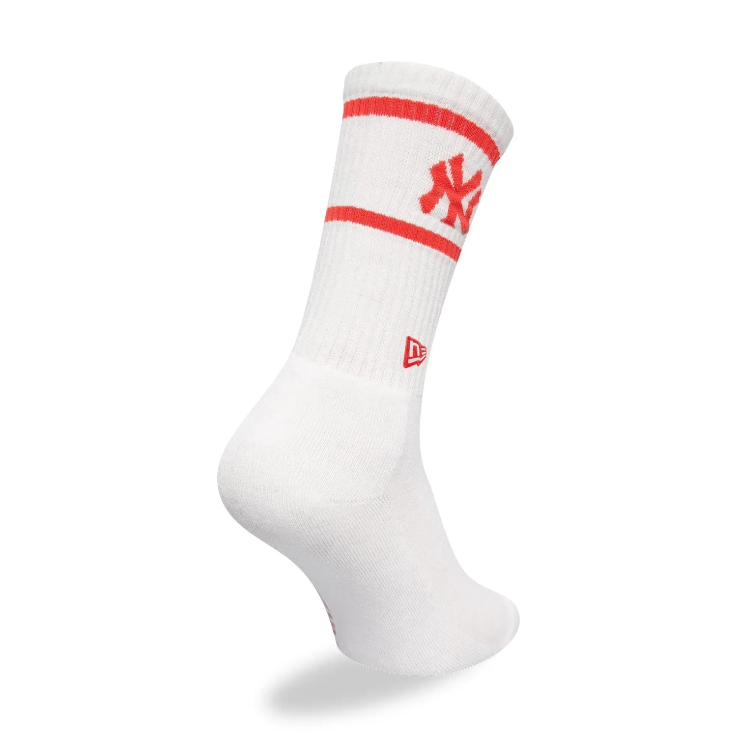 NEW ERA MLB NEW YORK YANKEES WHITE CREW SOCKS 3 NEW ERA MLB NEW YORK YANKEES WHITE CREW SOCKS - Image 3