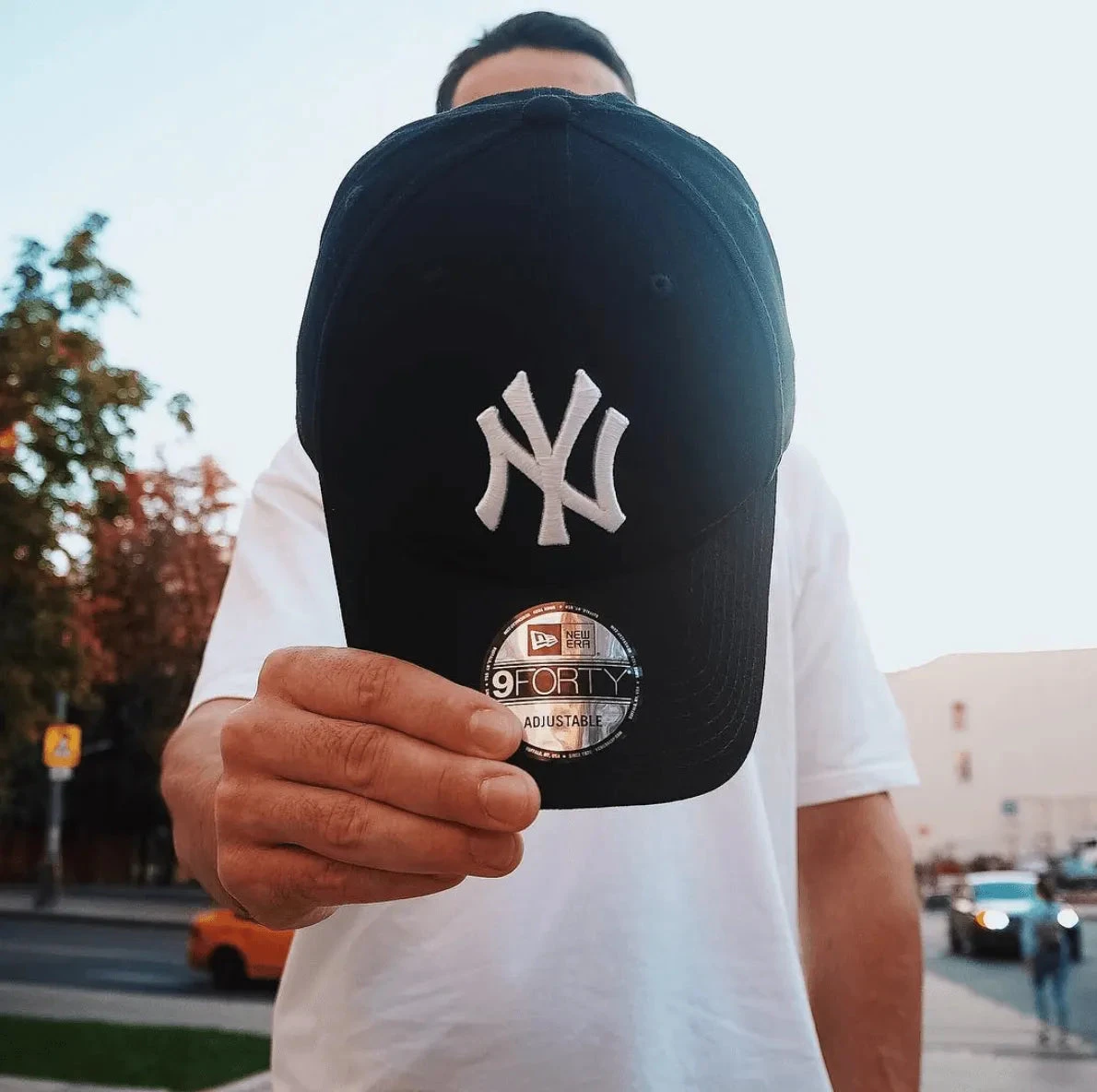 NEW ERA 9FORTY NEW YORK YANKEES BLACK / WHITE CAP 7 NEW ERA 9FORTY NEW YORK YANKEES BLACK / WHITE CAP - Image 5