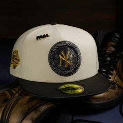 NEW ERA 59FIFTY MLB NEW YORK YANKEES WORLD SERIES 100TH ANNIVERSARY TWO TONE / KELLY GREEN UV FITTED CAP