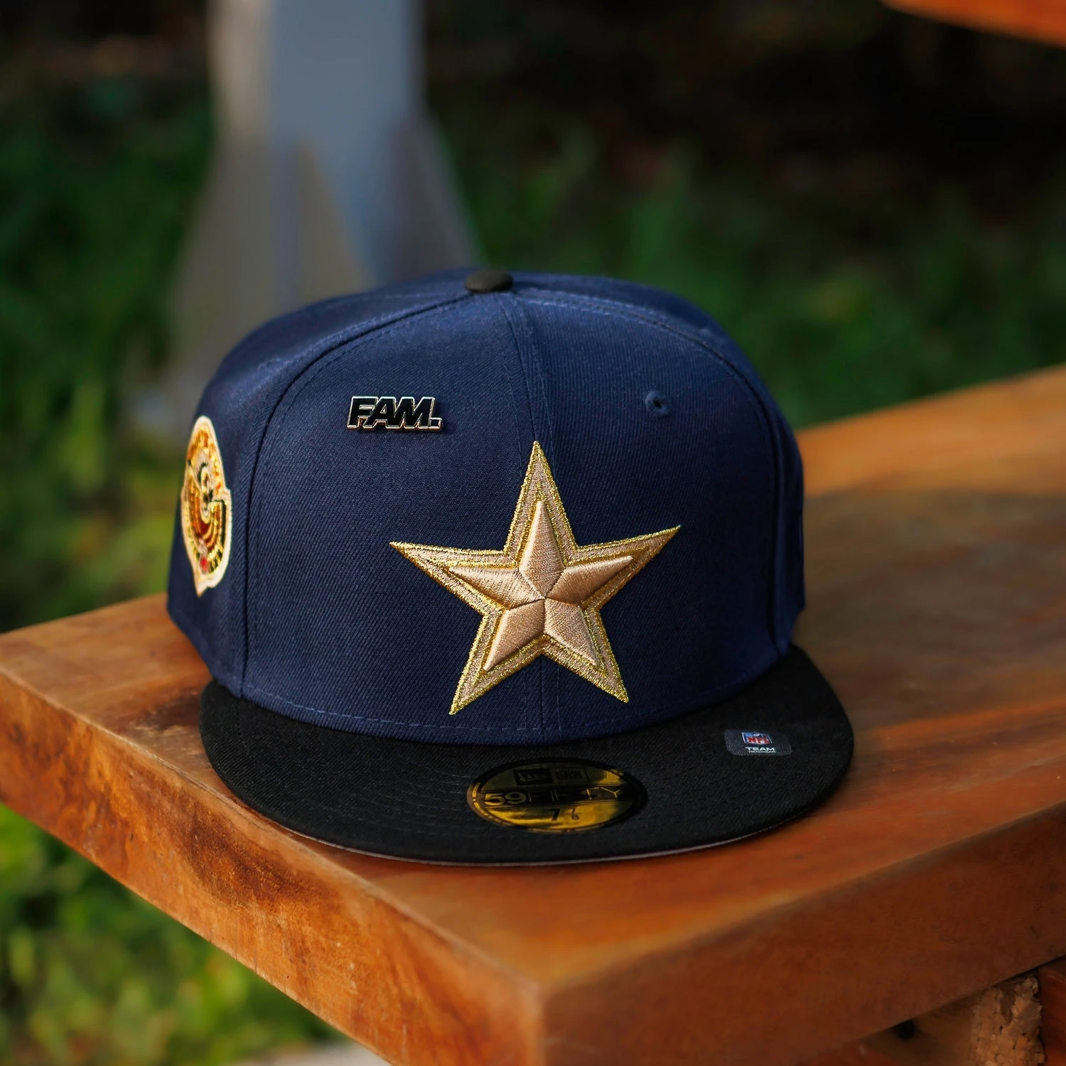 DALLAS COWBOYS NFL BLUE GRAY UV / NEW ERA 59FIFTY FITTED CAP 9 DALLAS COWBOYS NFL BLUE GRAY UV / NEW ERA 59FIFTY FITTED CAP - Image 7