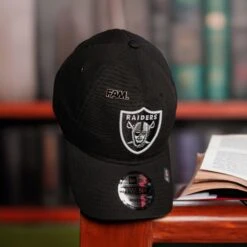 LAS VEGAS RAIDERS NFL CAP BLACK GRAY UV / NEW ERA 9TWENTY