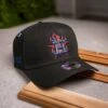 HOUSTON ASTROS FLAME LOGO MLB BLACK BLUE UV / NEW ERA 9FORTY A-FRAME