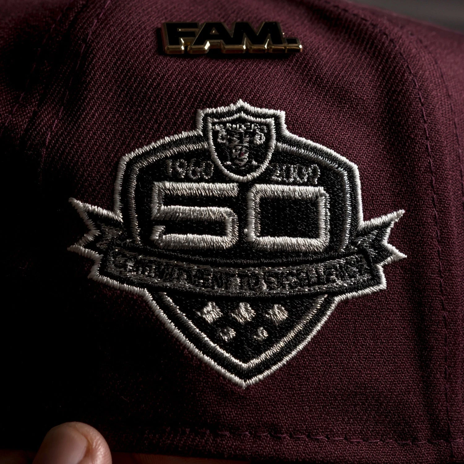 LAS VEGAS RAIDERS NFL MAROON GRAY UV / NEW ERA 9FORTY A-FRAME 5 LAS VEGAS RAIDERS NFL MAROON GRAY UV / NEW ERA 9FORTY A-FRAME - Image 3