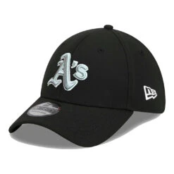 NEW ERA 39THIRTY MLB OAKLAND ATHLETICS BLACK / GREY UV CAP