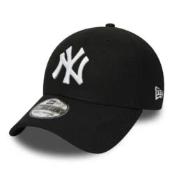 NEW ERA 39THIRTY MLB NEW YORK YANKEES DIAMOND ERA STRETCH FIT BLACK CAP