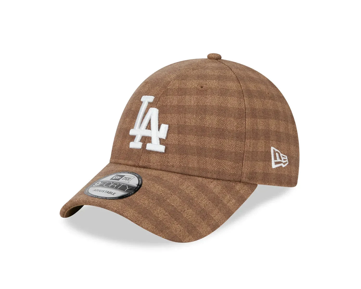 NEW ERA 9FORTY MLB LOS ANGELES DODGERS FLANNEL BROWN CAP 3 NEW ERA 9FORTY MLB LOS ANGELES DODGERS FLANNEL BROWN CAP