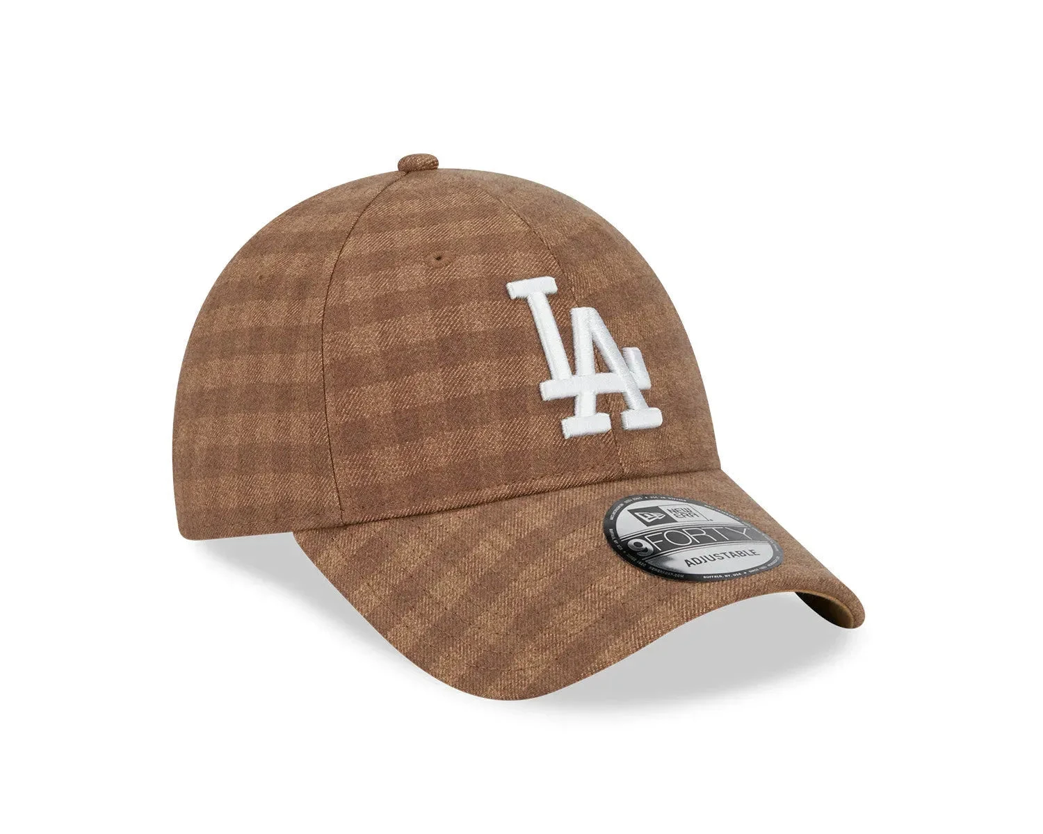 NEW ERA 9FORTY MLB LOS ANGELES DODGERS FLANNEL BROWN CAP 5 NEW ERA 9FORTY MLB LOS ANGELES DODGERS FLANNEL BROWN CAP - Image 3