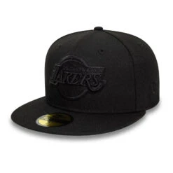 NEW ERA 59FIFTY NBA ESSENTIAL LOS ANGELES LAKERS BLACK FITTED CAP