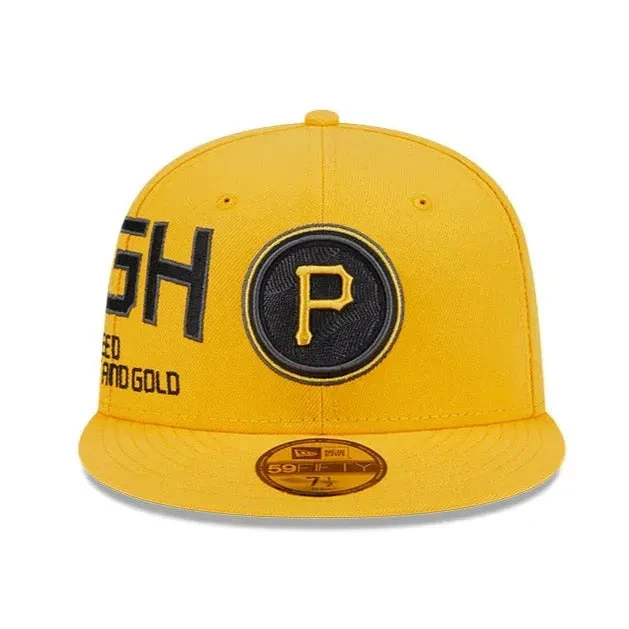 NEW ERA 59FIFTY MLB PITTSBURGH PIRATES CITYCON YELLOW / GREY UV FITTED CAP 6 NEW ERA 59FIFTY MLB PITTSBURGH PIRATES CITYCON YELLOW / GREY UV FITTED CAP - Image 4