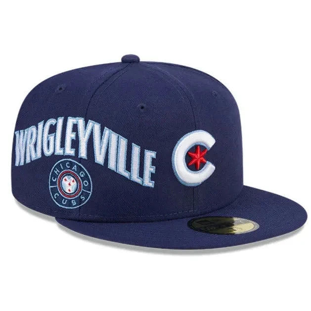NEW ERA 59FIFTY MLB CHICAGO CUBS CITYCON NAVY / GREY UV FITTED CAP 3 NEW ERA 59FIFTY MLB CHICAGO CUBS CITYCON NAVY / GREY UV FITTED CAP