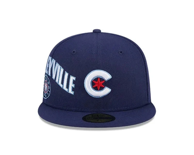 NEW ERA 59FIFTY MLB CHICAGO CUBS CITYCON NAVY / GREY UV FITTED CAP 6 NEW ERA 59FIFTY MLB CHICAGO CUBS CITYCON NAVY / GREY UV FITTED CAP - Image 4