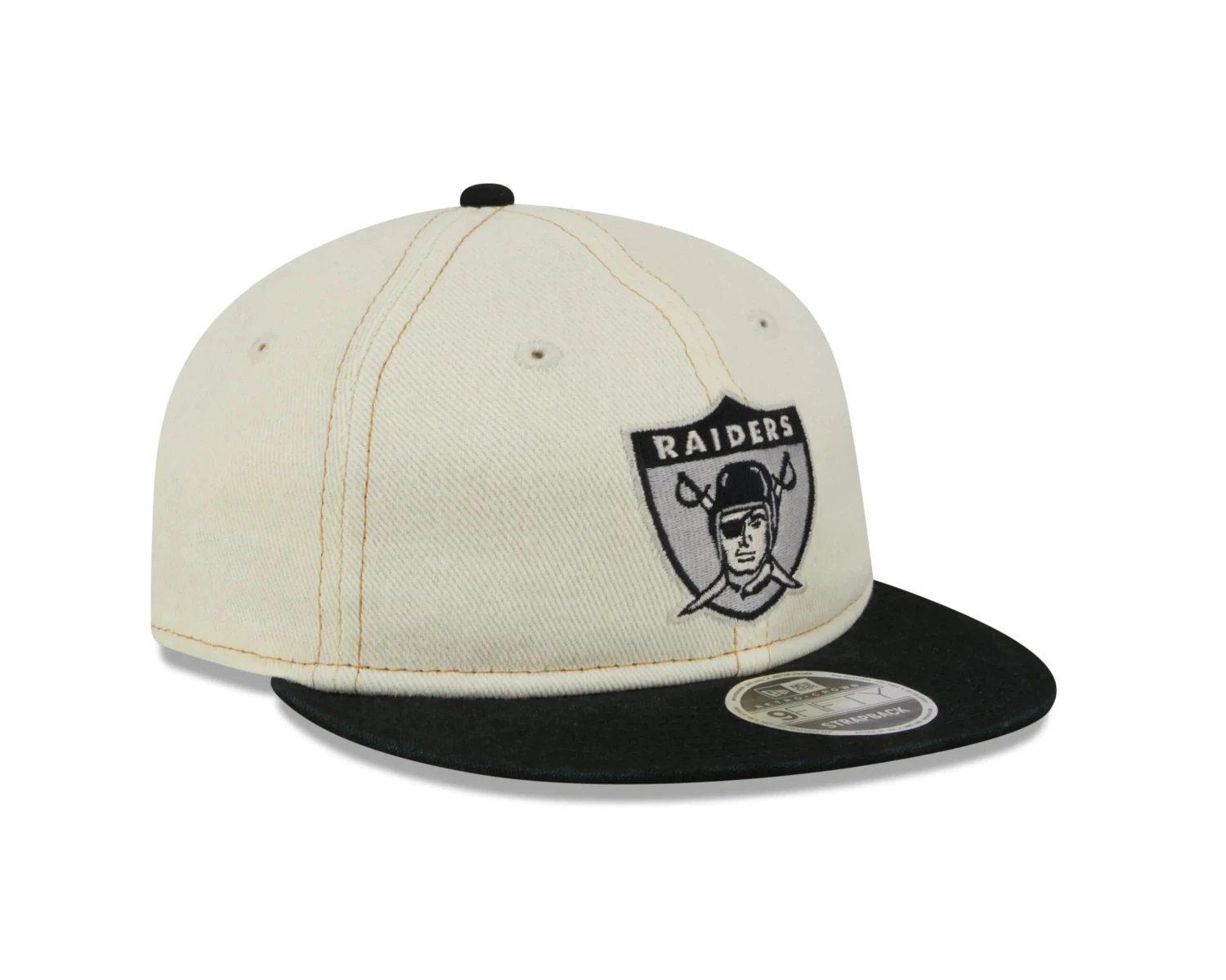 NEW ERA RC9FIFTY OF NFL OAKLAND RAIDERS CHROME DENIM STRAPBACK CAP 7 NEW ERA RC9FIFTY OF NFL OAKLAND RAIDERS CHROME DENIM STRAPBACK CAP - Image 5