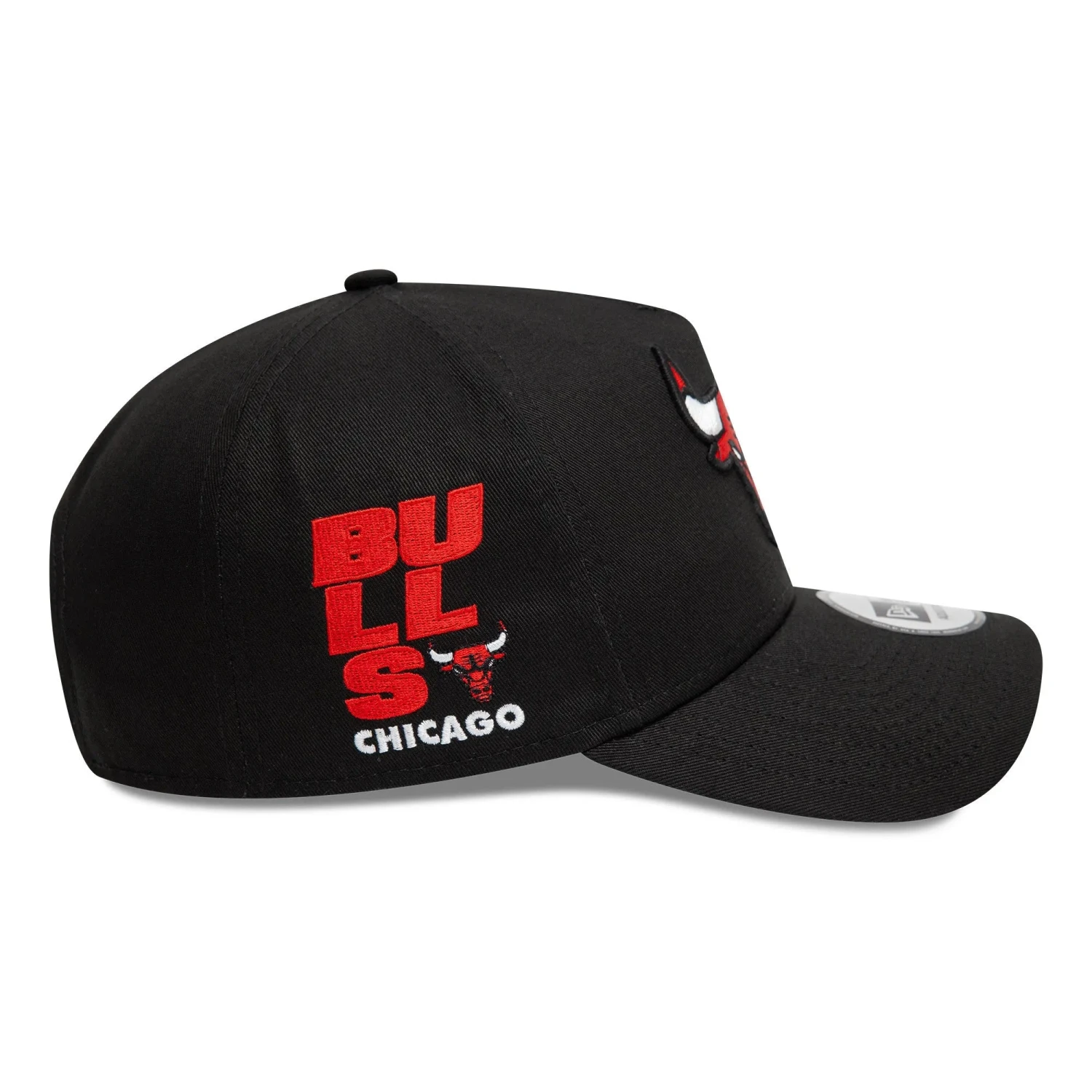 NEW ERA 9FORTY A-FRAME NBA CHICAGO BULLS BLACK SNAPBACK CAP 6 NEW ERA 9FORTY A-FRAME NBA CHICAGO BULLS BLACK SNAPBACK CAP - Image 4