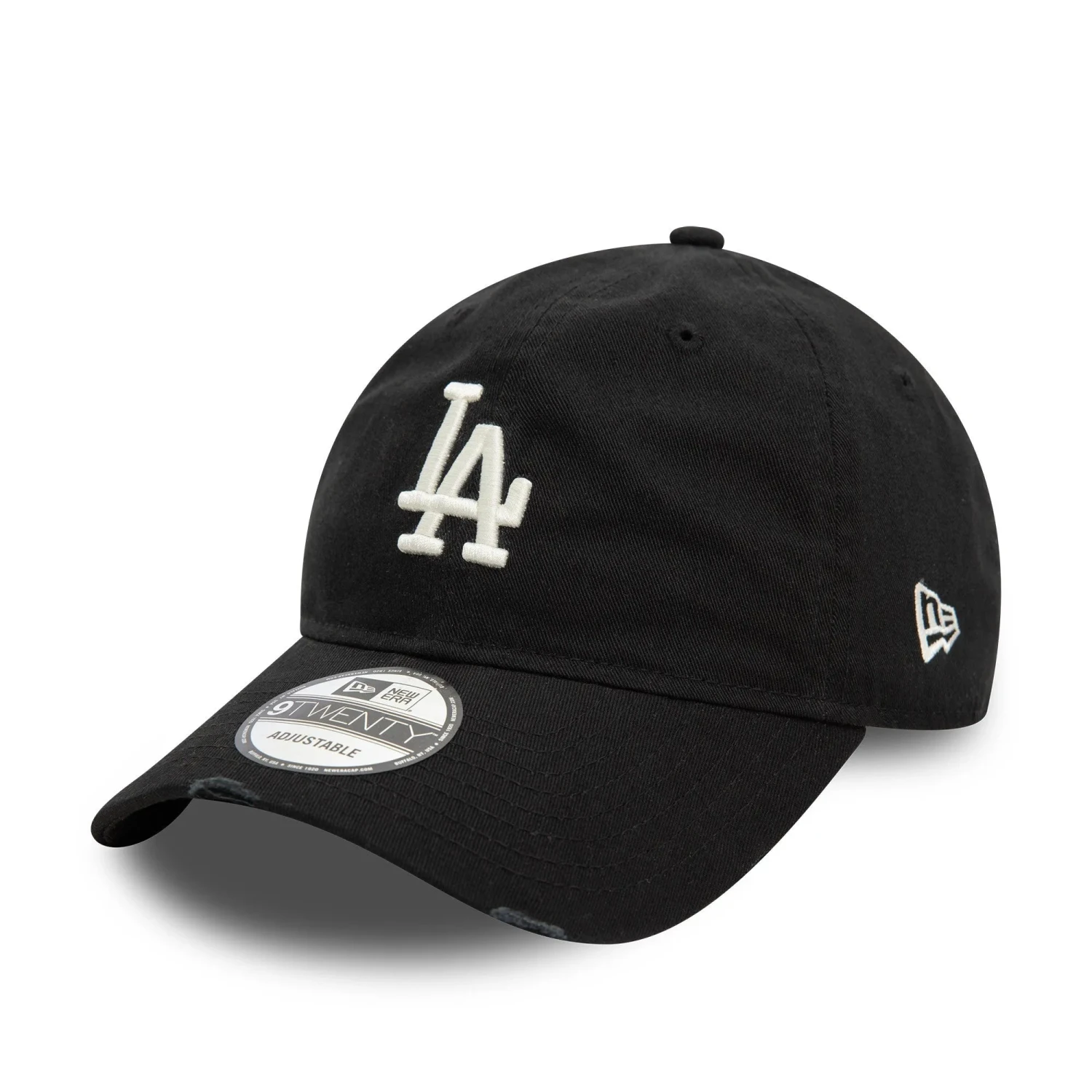 NEW ERA 9TWENTY MLB LOS ANGELES DODGERS DISTRESSED BLACK CAP 3 NEW ERA 9TWENTY MLB LOS ANGELES DODGERS DISTRESSED BLACK CAP