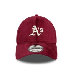 NEW ERA 9FORTY MLB OAKLAND ATHLETICS DARK RED CORD CAP -Headwear store 60595253 1