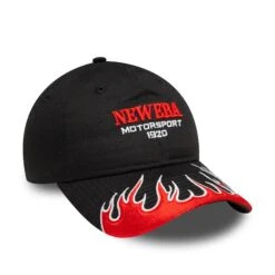 NEW ERA 9TWENTY WMNS NEW ERA MOTORSPORT FLAME VISOR BLACK CAP -Headwear store 60595336 2