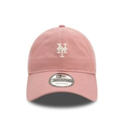 NEW ERA 9TWENTY MLB NEW YORK METS MINI WASHED DARK PINK CAP -Headwear store 60595428 1