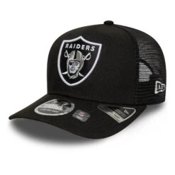 LAS VEGAS RAIDERS NFL CAP BLACK GRAY UV / NEW ERA 9SEVENTY