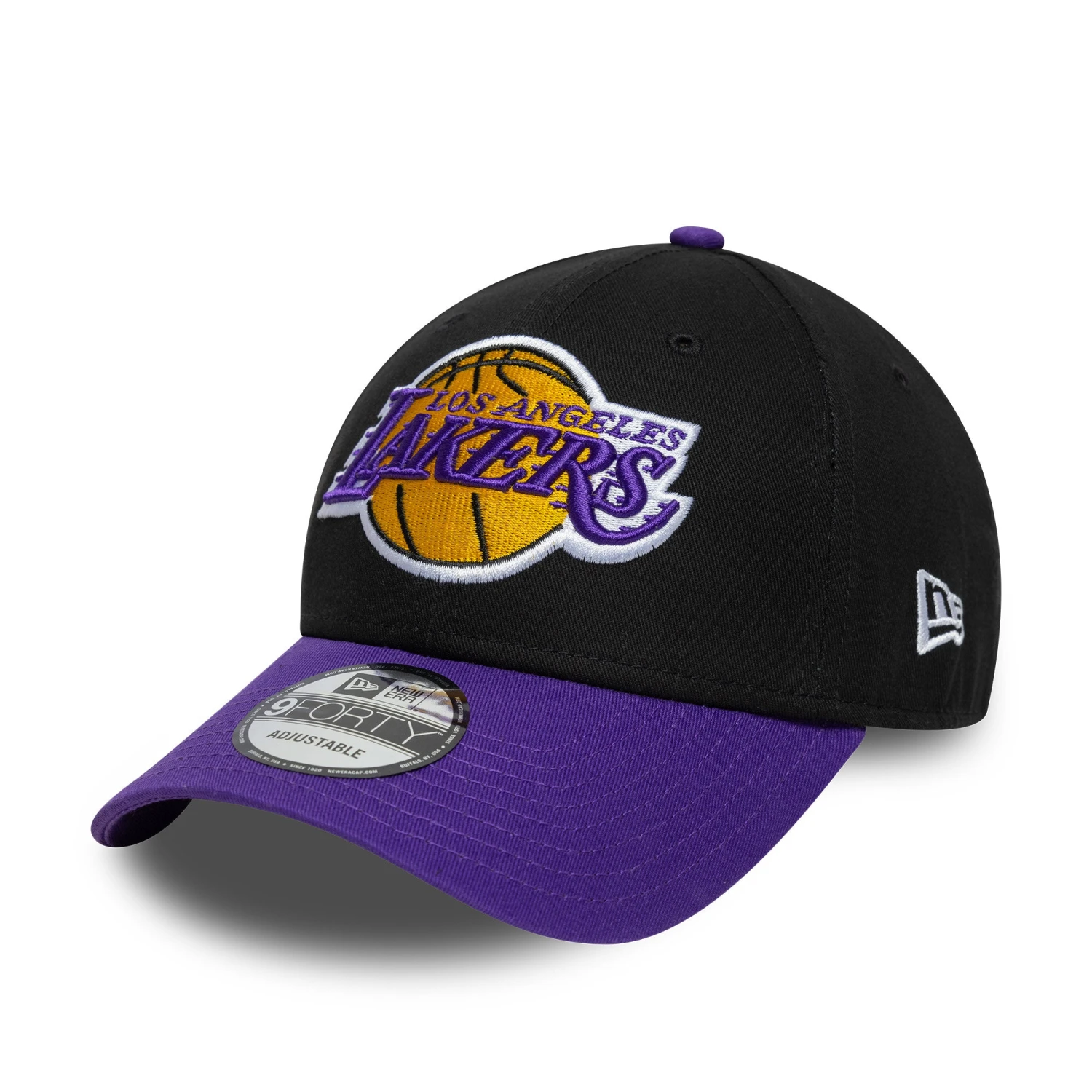 LOS ANGELES LAKERS NBA CAP BLACK PURPLE UV / NEW ERA 9FORTY 6 LOS ANGELES LAKERS NBA CAP BLACK PURPLE UV / NEW ERA 9FORTY - Image 4
