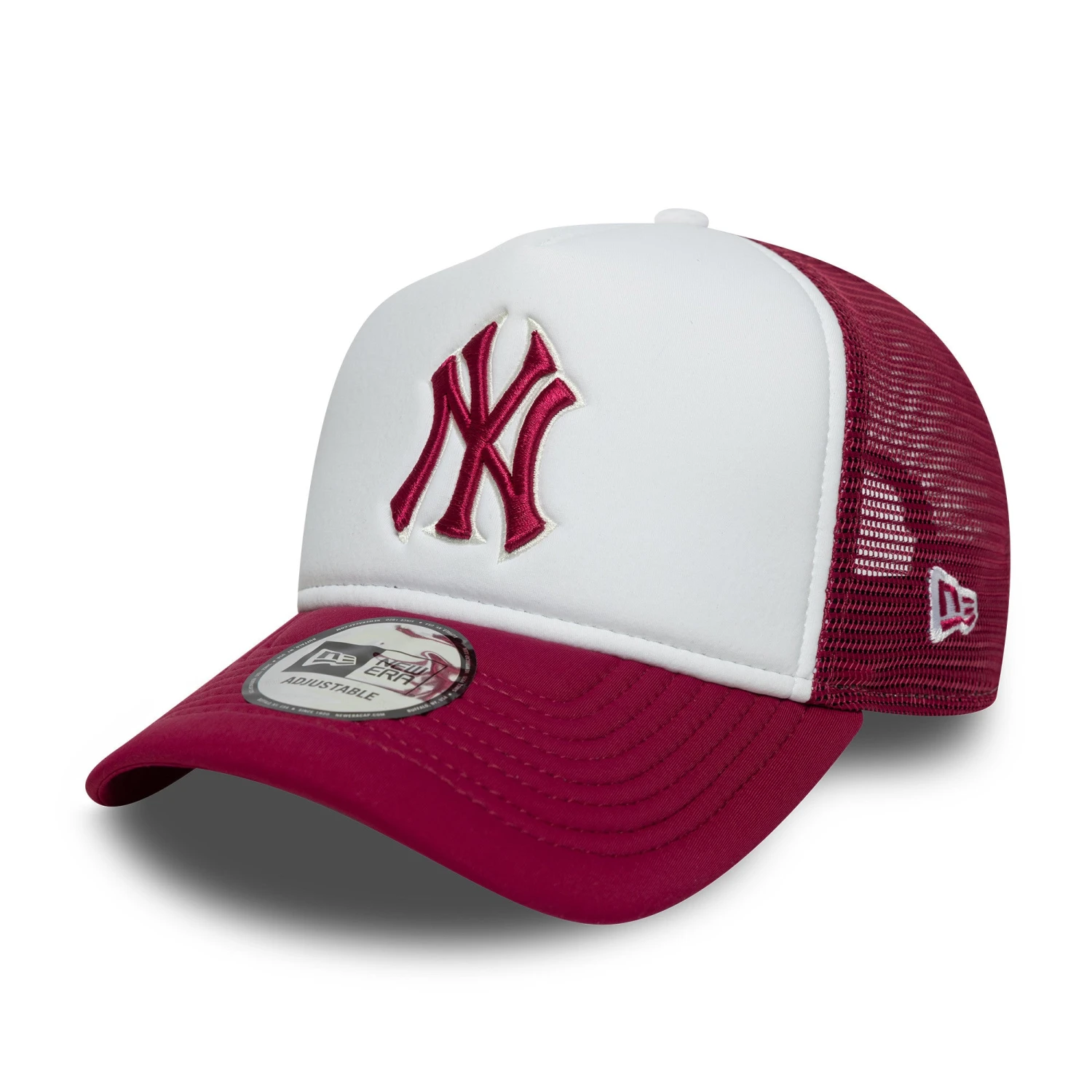 NEW YORK YANKEES MLB CAP WHITE DARKRED UV / NEW ERA 9FORTY TRUCKER 7 NEW YORK YANKEES MLB CAP WHITE DARKRED UV / NEW ERA 9FORTY TRUCKER - Image 5