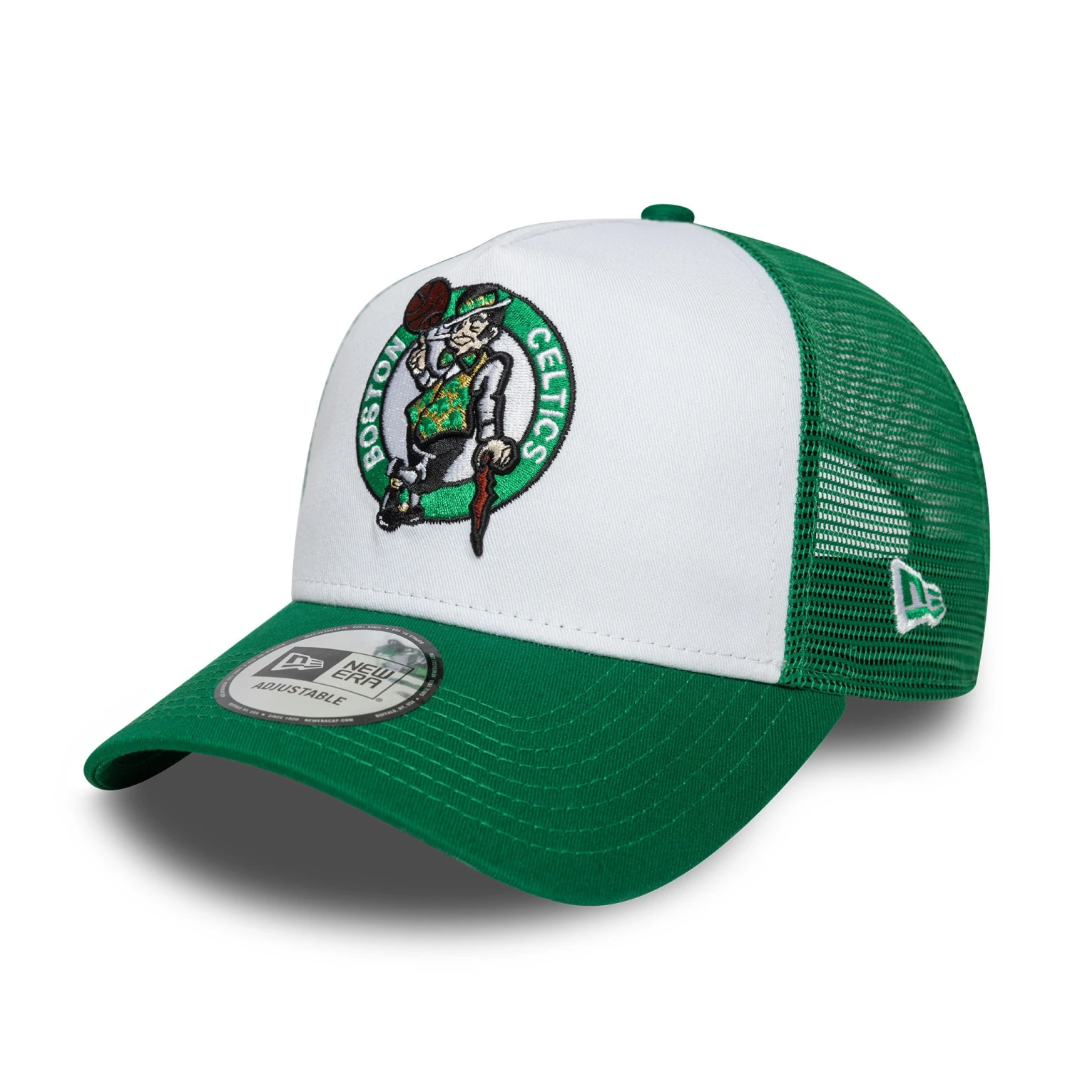 BOSTON CELTICS NBA CAP WHITE GREEN UV / NEW ERA 9FORTY TRUCKER 7 BOSTON CELTICS NBA CAP WHITE GREEN UV / NEW ERA 9FORTY TRUCKER - Image 5
