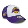 LOS ANGELES LAKERS NBA CAP WHITE PURPLE UV / NEW ERA 9FORTY TRUCKER 1 LOS ANGELES LAKERS NBA CAP WHITE PURPLE UV / NEW ERA 9FORTY TRUCKER -Headwear store 60667463 2