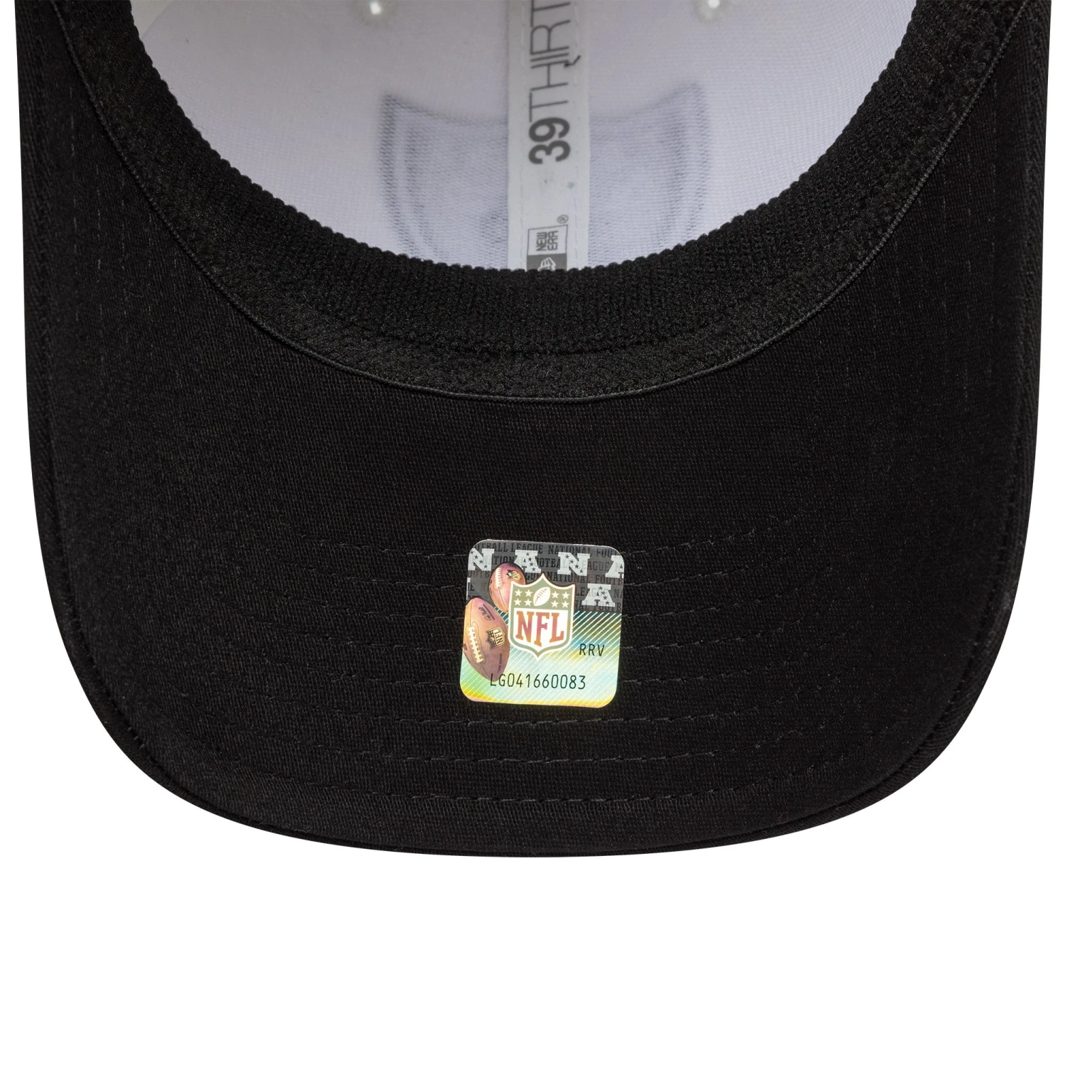 LAS VEGAS RAIDERS NFL CAP WHITE / BLACK UV NEW ERA 39THIRTY 7 LAS VEGAS RAIDERS NFL CAP WHITE / BLACK UV NEW ERA 39THIRTY - Image 5
