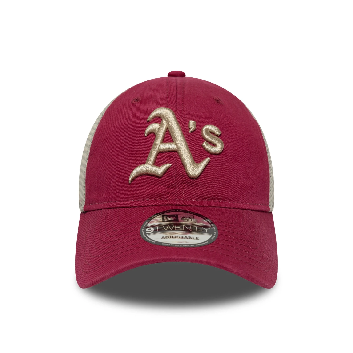 OAKLAND ATHLETICS MLB CAP DARKRED UV / NEW ERA 9TWENTY TRUCKER 5 OAKLAND ATHLETICS MLB CAP DARKRED UV / NEW ERA 9TWENTY TRUCKER - Image 3