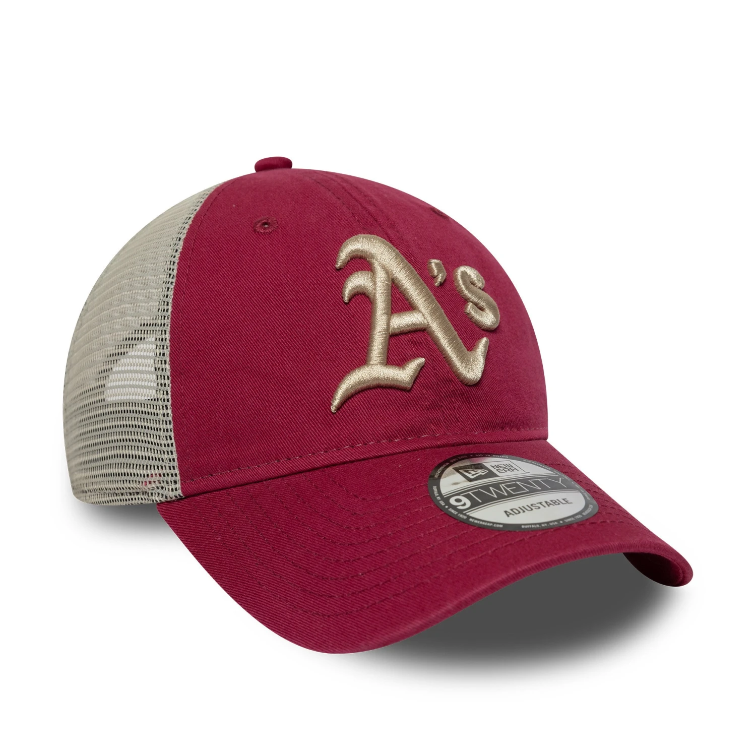 OAKLAND ATHLETICS MLB CAP DARKRED UV / NEW ERA 9TWENTY TRUCKER 6 OAKLAND ATHLETICS MLB CAP DARKRED UV / NEW ERA 9TWENTY TRUCKER - Image 4