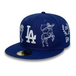 LOS ANGELES DODGERS MLB DARK BLUE GRAY UV / NEW ERA 59FIFTY FITTED CAP