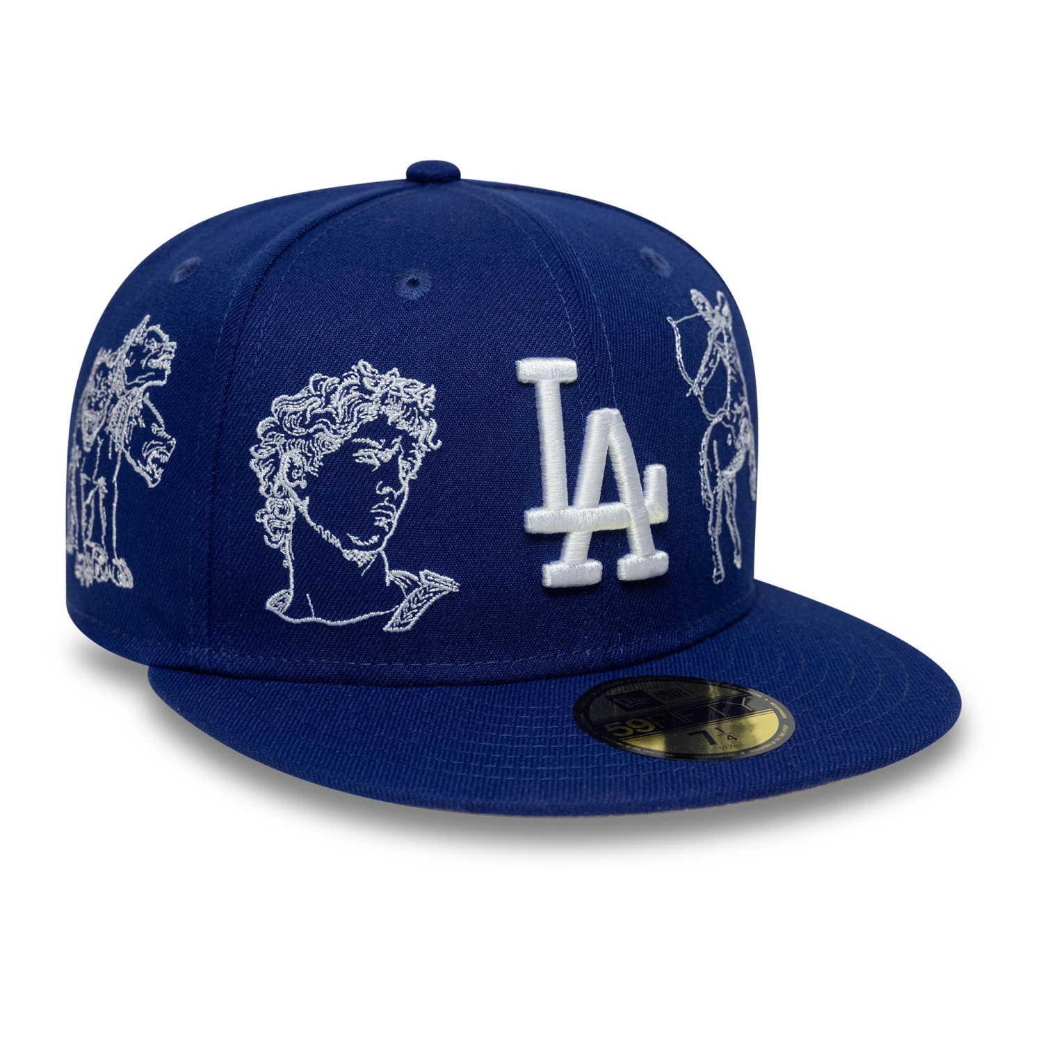 LOS ANGELES DODGERS MLB DARK BLUE GRAY UV / NEW ERA 59FIFTY FITTED CAP 6 LOS ANGELES DODGERS MLB DARK BLUE GRAY UV / NEW ERA 59FIFTY FITTED CAP - Image 4