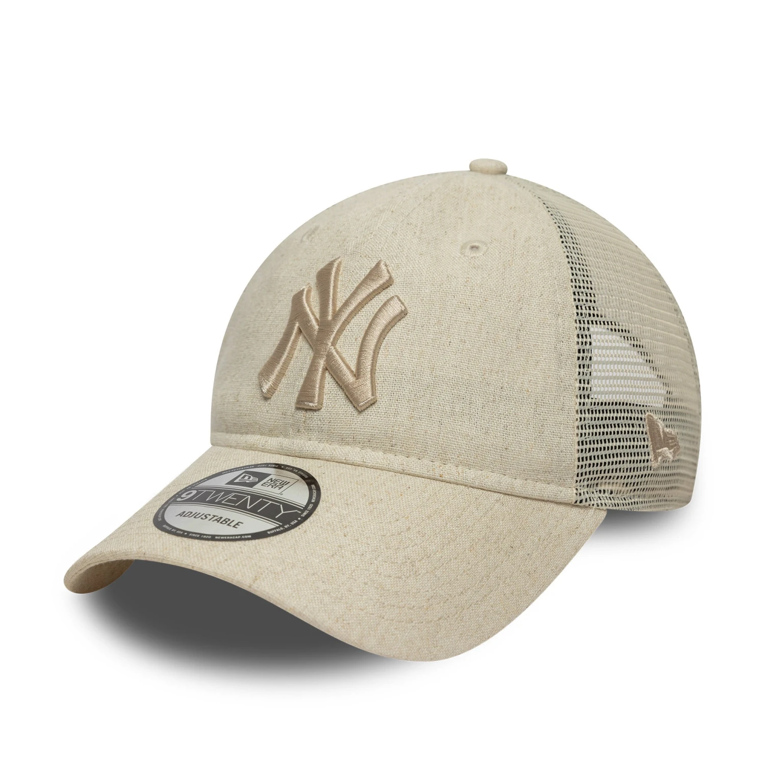 NEW YORK YANKEES MLB CAP BEIGE UV / NEW ERA 9TWENTY TRUCKER 3 NEW YORK YANKEES MLB CAP BEIGE UV / NEW ERA 9TWENTY TRUCKER