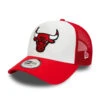 NEW ERA NBA TRUCKER CHICAGO BULLS RED / WHITE CAP -Headwear store 82137b7f8e9e64e513b40bcd4098d354