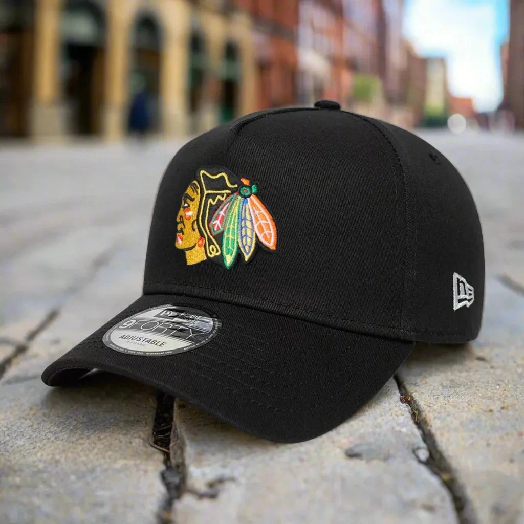 NEW ERA 9FORTY A-FRAME NHL CHICAGO BLACKHAWKS / UV SNAPBACK 7 NEW ERA 9FORTY A-FRAME NHL CHICAGO BLACKHAWKS / UV SNAPBACK - Image 5