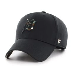 '47 BRAND MLB DETROIT TIGERS DIGITAL STAR โ47 MVP BLACK CAP