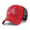 '47 BRAND MLB ATLANTA BRAVES FIJI ’47 OFFSIDE DT RED CAP 2 '47 BRAND MLB ATLANTA BRAVES FIJI ’47 OFFSIDE DT RED CAP -Headwear store B FIJDT01PTP RD HR F