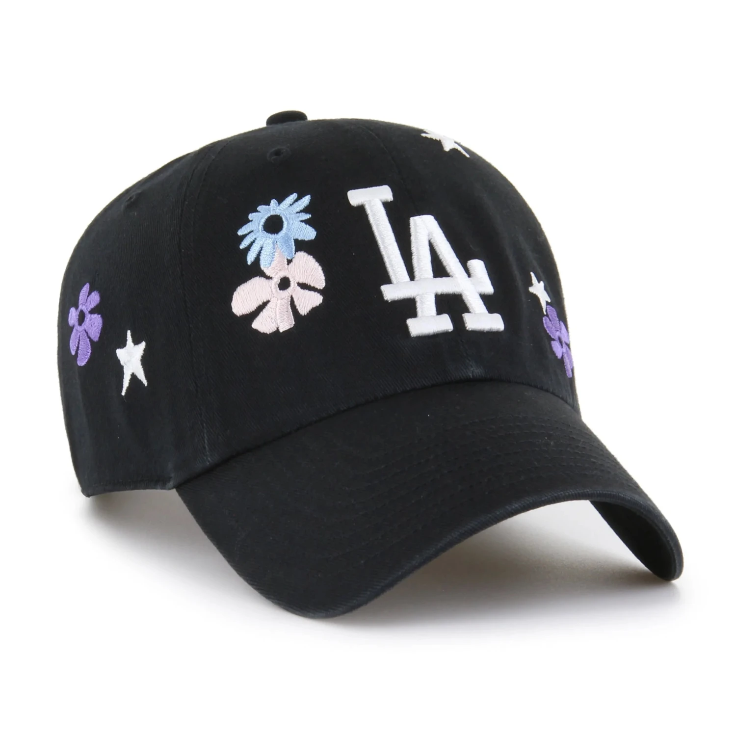 '47 BRAND MLB LOS ANGELES DODGERS FLORA ’47 CLEAN UP BLACK CAP 5 '47 BRAND MLB LOS ANGELES DODGERS FLORA ’47 CLEAN UP BLACK CAP - Image 3