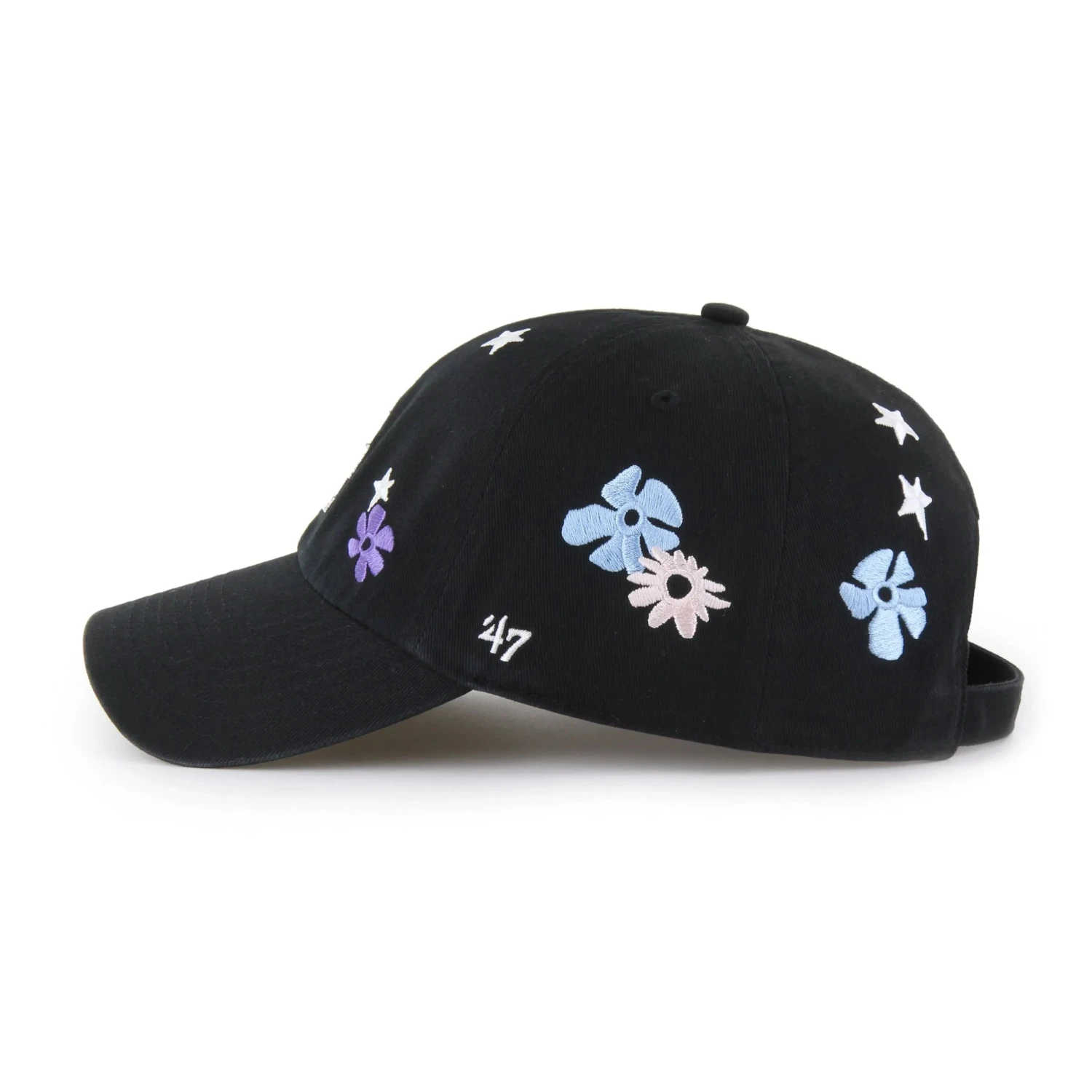 '47 BRAND MLB LOS ANGELES DODGERS FLORA ’47 CLEAN UP BLACK CAP 7 '47 BRAND MLB LOS ANGELES DODGERS FLORA ’47 CLEAN UP BLACK CAP - Image 5
