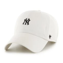 '47 BRAND MLB NEW YORK YANKEES FOUNDTATION ’47 CLEAN UP WHITE CAP -Headwear store B FNDTN17GWS SSA HR F